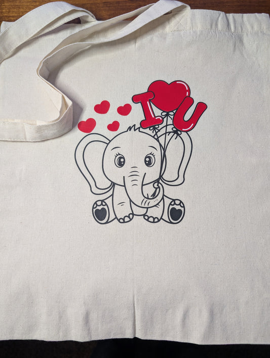 Elephant Tote Bag